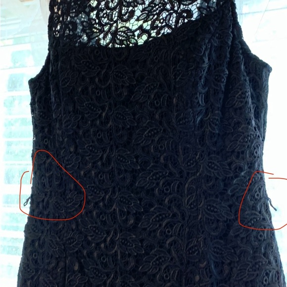White House Black Market Black Lace Cocktail Dress - Picture 4 of 13